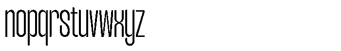 TBJ Margin Condensed TBJ margin condensed Extra Light Font LOWERCASE