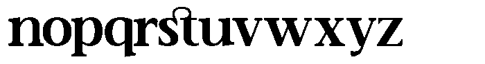 TBJ Moltefamilia Bold Text Font LOWERCASE