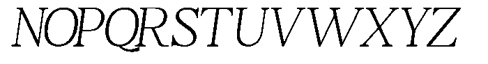 TBJ Moltefamilia Extra Light Italic Text Font UPPERCASE