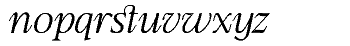 TBJ Moltefamilia Light Italic Text Font LOWERCASE