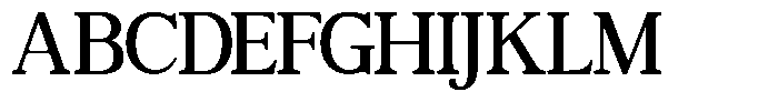 TBJ Moltefamilia Medium Text Font UPPERCASE