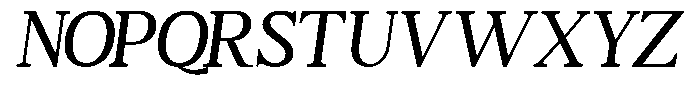 TBJ Moltefamilia Regular Italic Text Font UPPERCASE