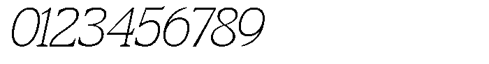 TBJ Moltefamilia Thin Italic Text Font OTHER CHARS