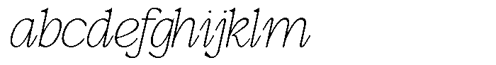 TBJ Moltefamilia Thin Italic Text FONT