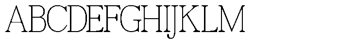 TBJ Moltefamilia Thin Text Font UPPERCASE