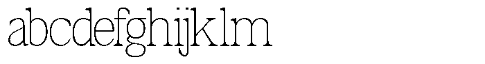 TBJ Moltefamilia Thin Text FONT
