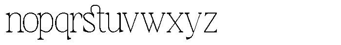 TBJ Moltefamilia Thin Text Font LOWERCASE