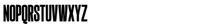 TBJ Norguba Condensed Sans Regular Font UPPERCASE