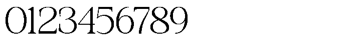 TBJ One of a kind Polished Extra Light Font OTHER CHARS