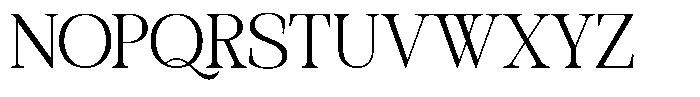 TBJ One of a kind Polished Extra Light Font UPPERCASE