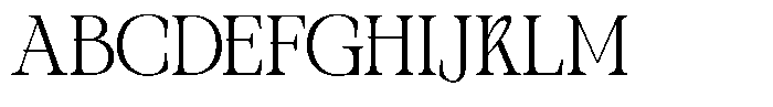 TBJ One of a kind Polished Extra Light FONT