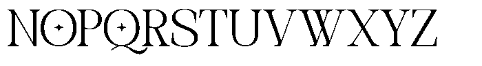 TBJ One of a kind Polished Extra Light Font LOWERCASE
