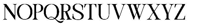 TBJ One of a kind Polished Light Font UPPERCASE