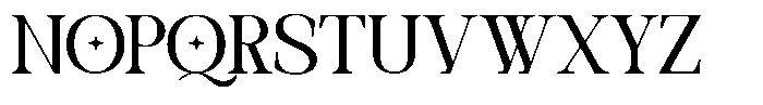 TBJ One of a kind Polished Light Font LOWERCASE