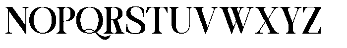 TBJ One of a kind Polished Regular Font UPPERCASE