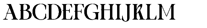 TBJ One of a kind Polished Regular FONT