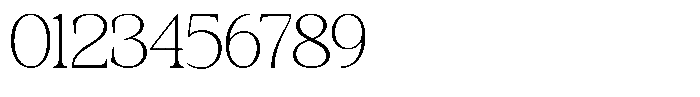 TBJ One of a kind Polished Thin Font OTHER CHARS