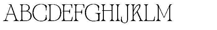 TBJ One of a kind Polished Thin FONT
