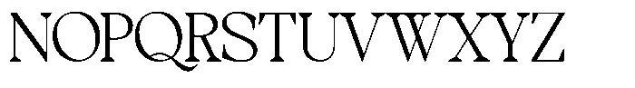 TBJ One of a kind Sharp Extra Light Font UPPERCASE