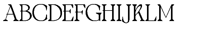 TBJ One of a kind Sharp Extra Light FONT