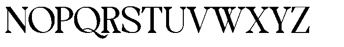 TBJ One of a kind Sharp Light Font UPPERCASE