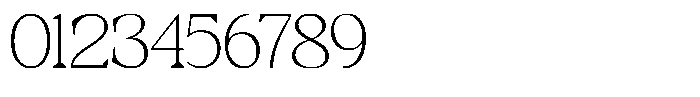 TBJ One of a kind Sharp Thin Font OTHER CHARS