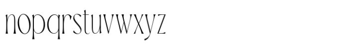 TBJ Palatino 2 Styles Thin Serif Font LOWERCASE