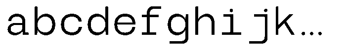 TBJ Serial Port Monospace Light FONT