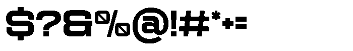 TBJ Ultra Centric Bold Font OTHER CHARS