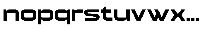 TBJ Ultra Centric Bold Font LOWERCASE