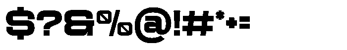TBJ Ultra Centric Extra Bold Font OTHER CHARS