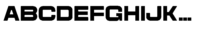 TBJ Ultra Centric Extra Bold Font UPPERCASE