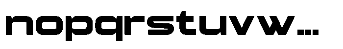 TBJ Ultra Centric Extra Bold Font LOWERCASE
