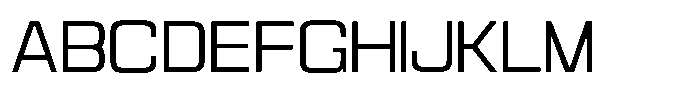 TBJ Ultra Centric Light Font UPPERCASE