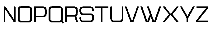 TBJ Ultra Centric Light Font UPPERCASE