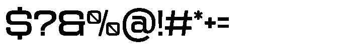 TBJ Ultra Centric Medium Font OTHER CHARS