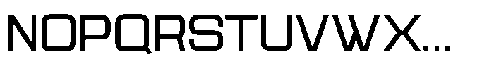 TBJ Ultra Centric Regular Font UPPERCASE