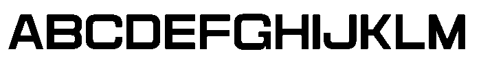 TBJ Ultra Centric Semi Bold Font UPPERCASE