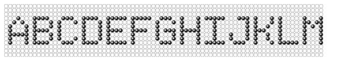 TBMatrix Ghost Sphere Font UPPERCASE