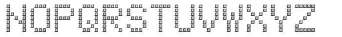 TBMatrix Tile A Font UPPERCASE