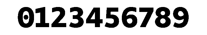 Tchig Mono Heavy Font OTHER CHARS