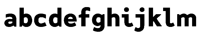 Tchig Mono Heavy FONT