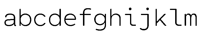 Tchig Mono Thin FONT