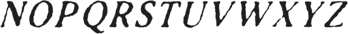 TC Antiquated Italic Light otf (300) Font UPPERCASE