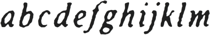 TC Antiquated Italic Light otf (300) Font LOWERCASE