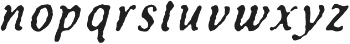 TC Antiquated Italic Light otf (300) Font LOWERCASE