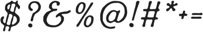 TC Aurellia Italic Round otf (400) Font OTHER CHARS
