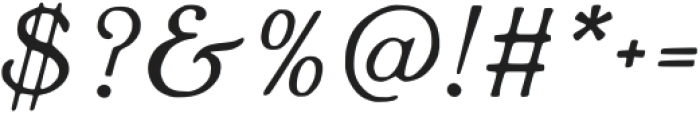 TC Aurellia Italic otf (400) Font OTHER CHARS