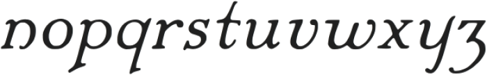 TC Aurellia Italic otf (400) Font LOWERCASE