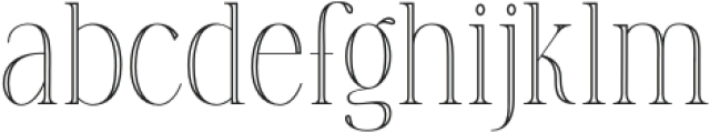 TC Brookleigh Outline otf (400) Font LOWERCASE